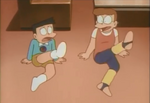 Leg exercises with Suneo