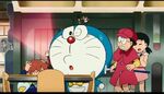 Head of Doraemon become big