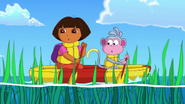 FULL EPISODE Dora Sails the Sea with Pirate Pigs! 🏴 ☠️🐷 'Benny the Castaway' Dora the Explorer 16-43 screenshot