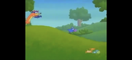 Oh, no! Swiper is chasing Baby Blue Bird! ¡Corre, pajarito, corre!