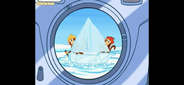 (It's the Bobo Brothers!) No! That’s the Bobos making a boat out of ice!