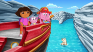 FULL EPISODE Dora Sails the Sea with Pirate Pigs! 🏴 ☠️🐷 'Benny the Castaway' Dora the Explorer 11-54 screenshot