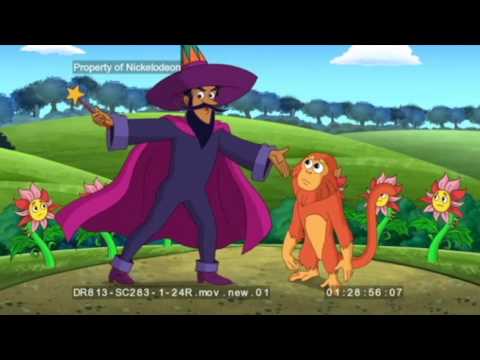 Dora the explorer - Sneaking past El Mago when tiptoeing (La