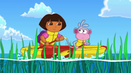 FULL EPISODE Dora Sails the Sea with Pirate Pigs! 🏴 ☠️🐷 'Benny the Castaway' Dora the Explorer 16-39 screenshot