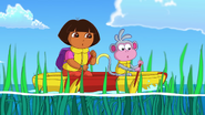 FULL EPISODE Dora Sails the Sea with Pirate Pigs! 🏴 ☠️🐷 'Benny the Castaway' Dora the Explorer 16-47 screenshot