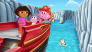 FULL EPISODE Dora Sails the Sea with Pirate Pigs! 🏴 ☠️🐷 'Benny the Castaway' Dora the Explorer 10-39 screenshot