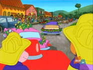 "Oh, look! The town is having a fiesta!"