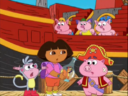 Boots explains that they need to cross the ocean to win one big wish and wish Swiper free.
