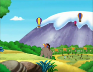"Hey, look! There's Mount Kilimanjaro!