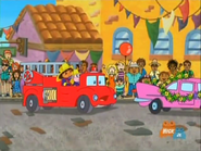 "Uh-oh! All this traffic!"
