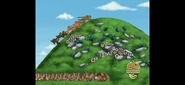 you gotta dig, dig, dig to make the pace! (The animals are climbing up the mountain)