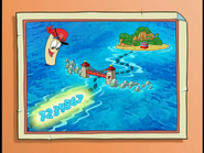 Instead of saying where to go, he's gonna sing it! Seas,