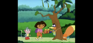 Swiper gives it back to Dora.