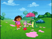 HOW many umbrellas do we need?!" Boots asked.