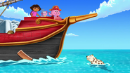 FULL EPISODE Dora Sails the Sea with Pirate Pigs! 🏴 ☠️🐷 'Benny the Castaway' Dora the Explorer 12-13 screenshot