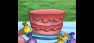 Look at that cake! ¡Delicioso!