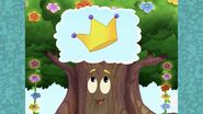 wears a crown,