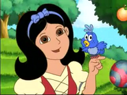 Snow White, or (Look there’s Baby Blue Bird)