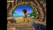 Tuga follows Diego out of the cave.