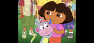 Both Boots and Dora are free from the storybook!