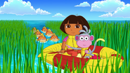 FULL EPISODE Dora Sails the Sea with Pirate Pigs! 🏴 ☠️🐷 'Benny the Castaway' Dora the Explorer 17-13 screenshot