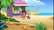 And look! There's Dora and Boots!