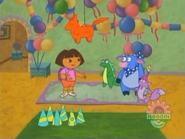 Look! There's our friends: Isa the Iguana, Benny the Bull and Tico the Squirrel!