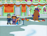 BEAR! MEDVED' (медведь)! He's in that snowman!