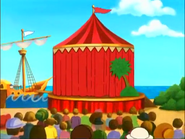 It looks like all the people are in their seats for a great special day of the theater.