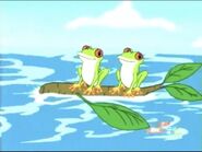 Say "Jump, tree frogs!".