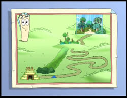 dora the explorer map template