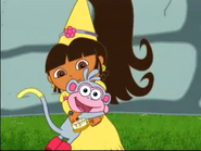 Then I got a hug from Dora…