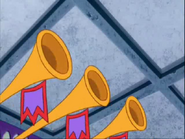 (heralding trumpets play fanfare) OH, It's about time that it begins! The competition is on! We're ready to root to our rescuers for Diego and Alicia!