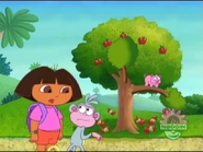Dora quickly thought of an idea. "I might have something in my backpack we can use to catch Oinky!"