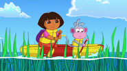 FULL EPISODE Dora Sails the Sea with Pirate Pigs! 🏴 ☠️🐷 'Benny the Castaway' Dora the Explorer 16-42 screenshot