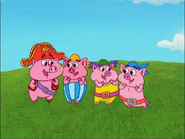 The piggies can't believe it!