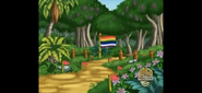 (This must be the shaky nut trees. On the way, the flag has all colors of the rainbow like the Pride Month flag!)