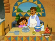 Dora tells him not to worry. "I'LL get the special ingredients, no matter what!"