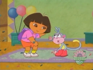 We made it to my party at Dora's house!