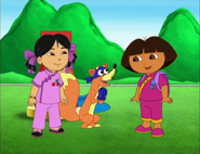 Mei Swiper and Dora The Explorer