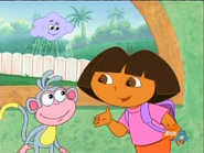 An idea flew into Dora's head, she thinks if EVERYONE sings,