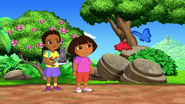 Dora Builds a Volcano! 🌋 FULL EPISODE School Science Fair Dora the Explorer 10-51 screenshot