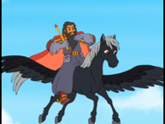 Uh-oh! It's Malambruno! And note that he is voiced by the famous Opera Singer of Spain known as Plácido Domingo.