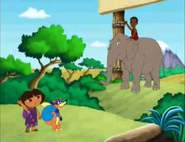 "Dora! Dora!" (Who's that boy?)