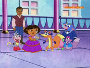 "Thank you! Thank you!!", Swiper said excitedly with freedom.