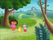 "Don’t worry, Wizzle! We’ll get you home!" Boots said. "Right, Dora?"