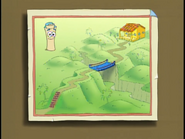 Map is on the job! "Dora wants to know the quickest way to get to her house for Boots' birthday party! Well, I know the quickest way!"