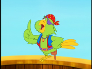 "Good question, my curious friend!" Pirate Parrot said, with a song to boot!