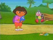 Look, he’s doing a silly monkey dance!