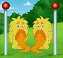 Grumpy Old Troll with his twin brother.